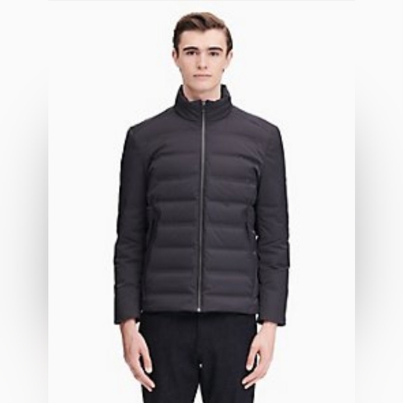 Calvin Klein Men's X-Fit Ultra Slim Fit Down Feathers Zip Jacket SPECIAL EDITION - Picture 4 of 5